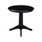 International Concepts Round 30 in Round Top Pedestal Table, 28.9 inH, Black, 30 W, 30 L, 29.9 in H, Wood, Black K46-30RT-27B - alternate 4